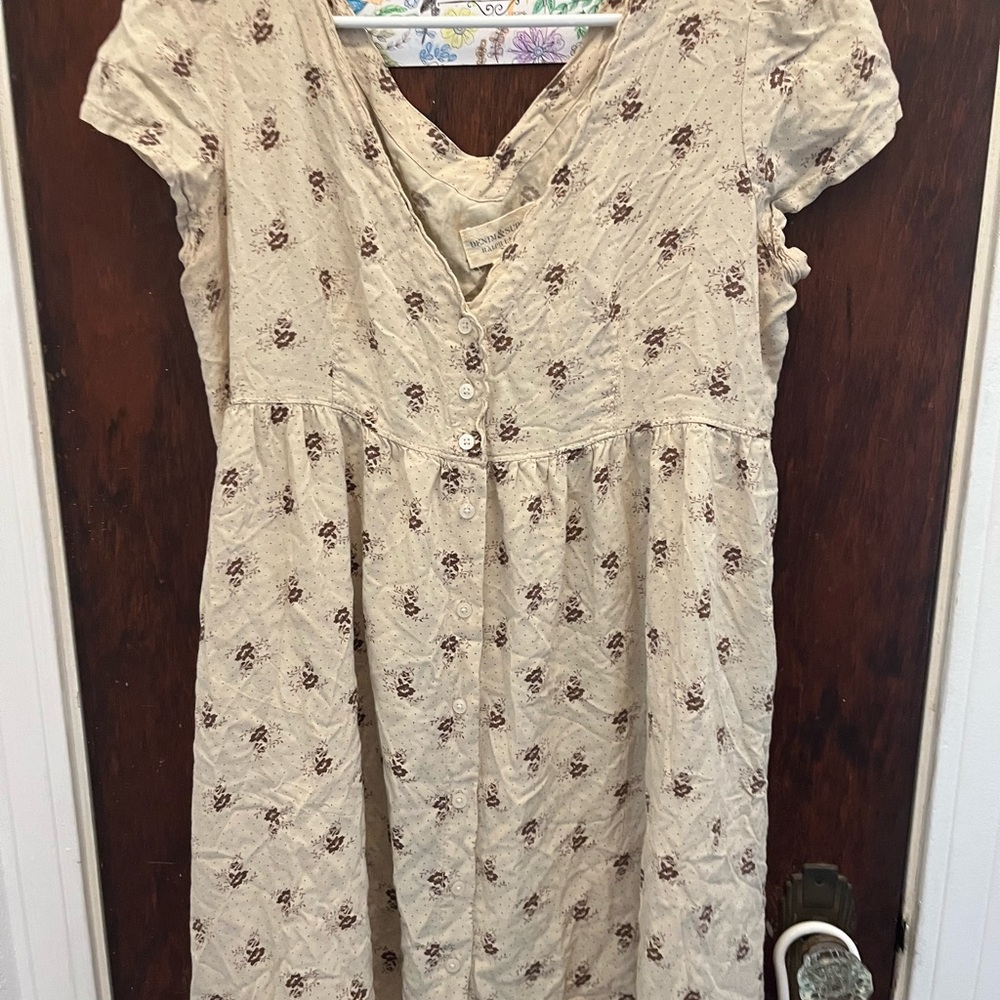 RALPH LAUREN DENIM&SUPPLY Baby doll Floral Button Front Dress (Size M)